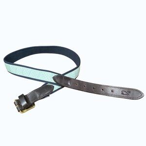 Vineyard Whale Canvas Club Belt